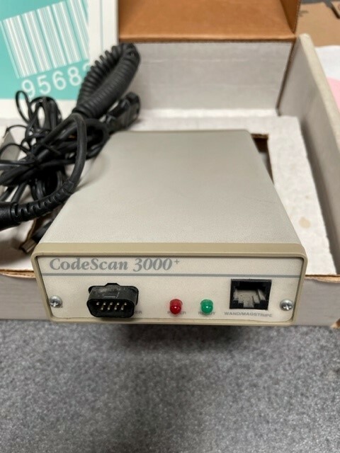 PrintBar Code Fonts Software for Mac & CodeScan 3000+ Bar Code Reader & HP Wand