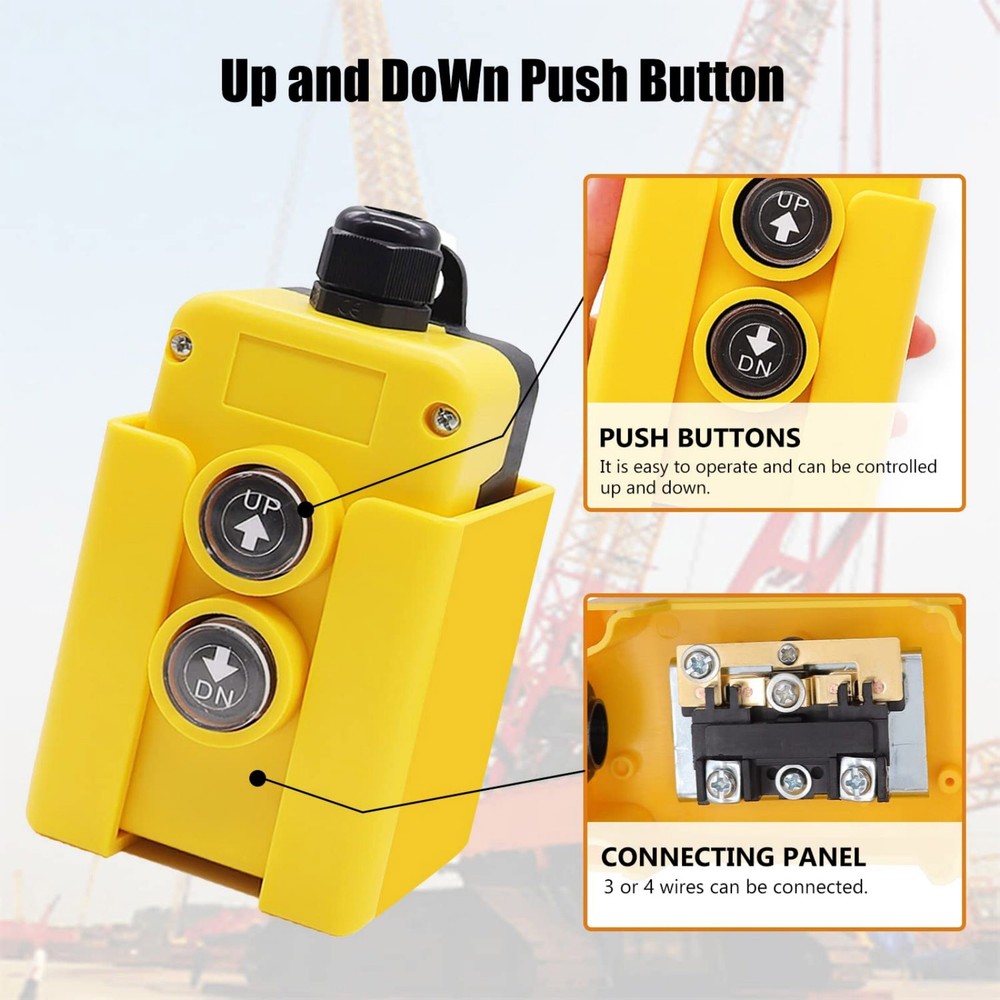 Remote Switch for Dump Trailer 12V DC Hydraulic Controller Up Down Operation