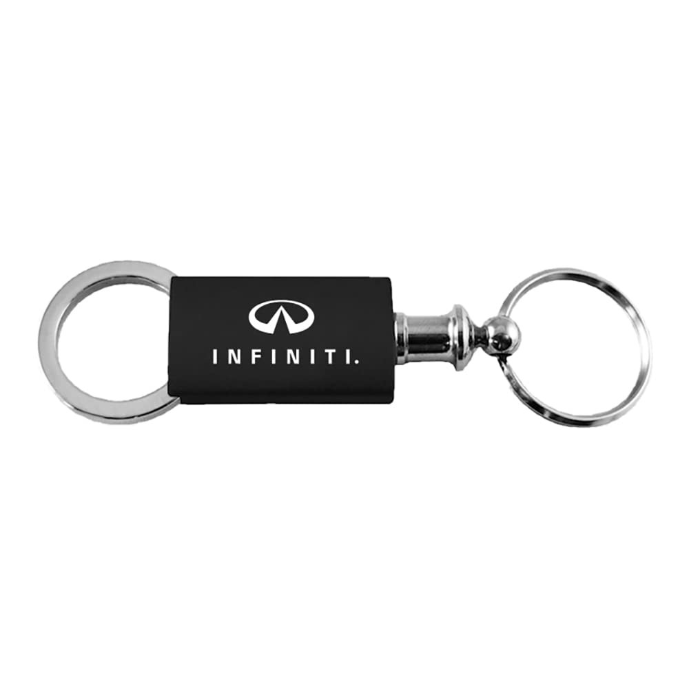 Black Metal Valet Key Chain