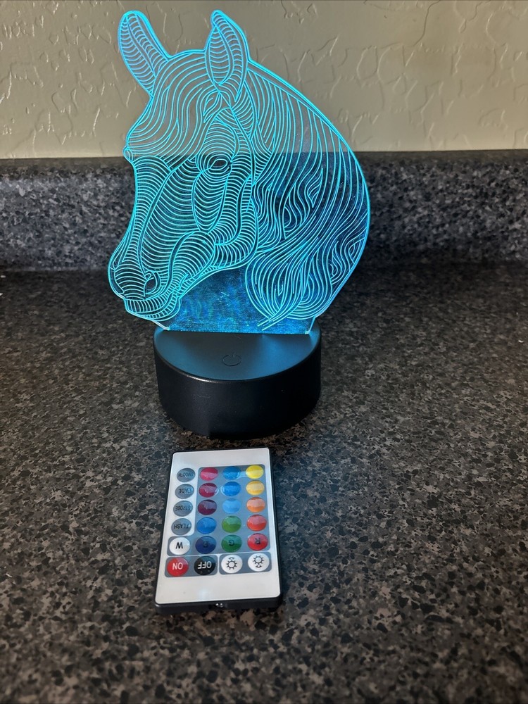 Decorative Light Up Horse Head