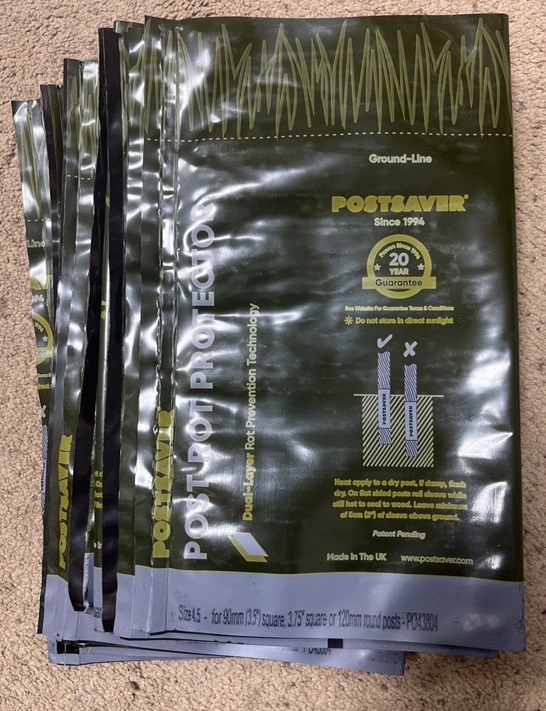 POSTSAVER POST ROT PROTECTOR SIZE 4.5 (10PK)