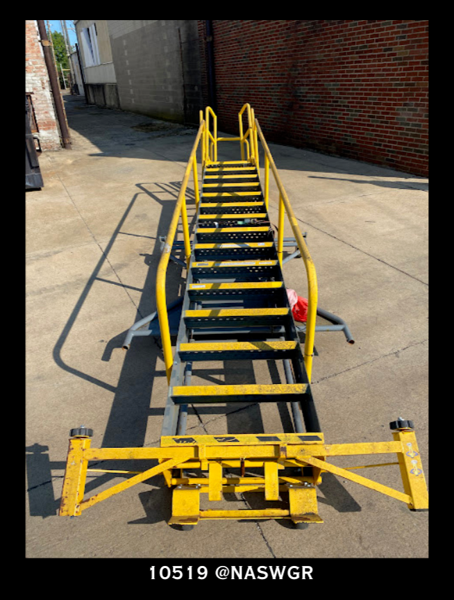 Cotterman Workmaster Heavy-Duty Rolling Ladder - 15 Step Ladder