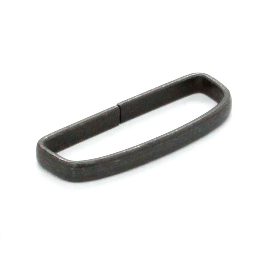 Black Solid Brass Strap Loop 1.5" 1935-13