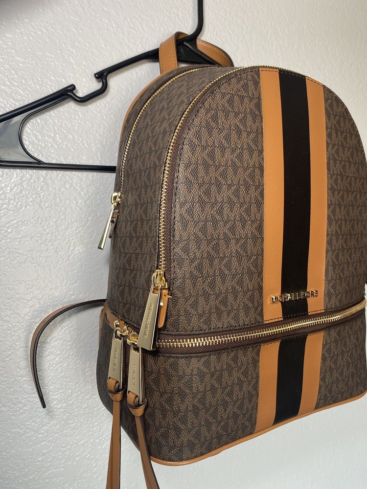 NWT Michael Kors Rhea Backpack- Medium Size- Brown