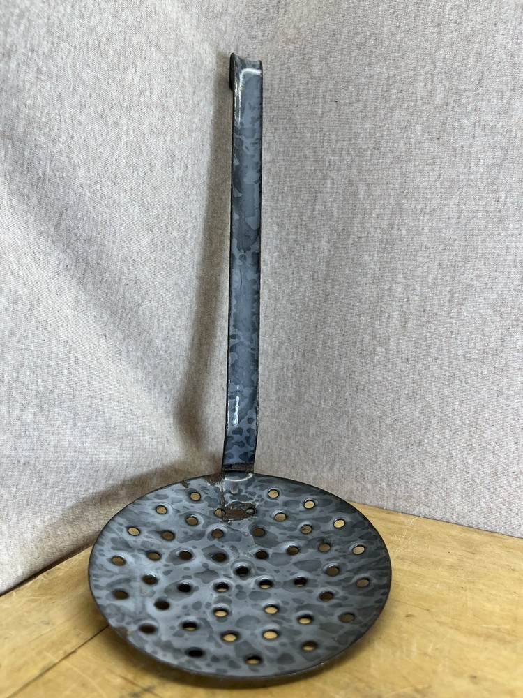 Grey Enamel Strainer