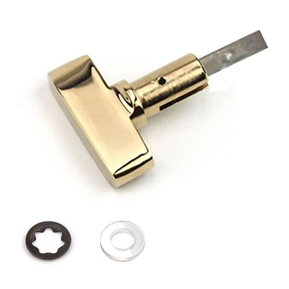 Marvin Hinged Patio Door Thumb Turn with Tailpiece - Solid Brass