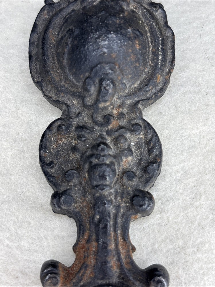 Vintage Cast Iron Nutcracker 6.75” Medieval Face