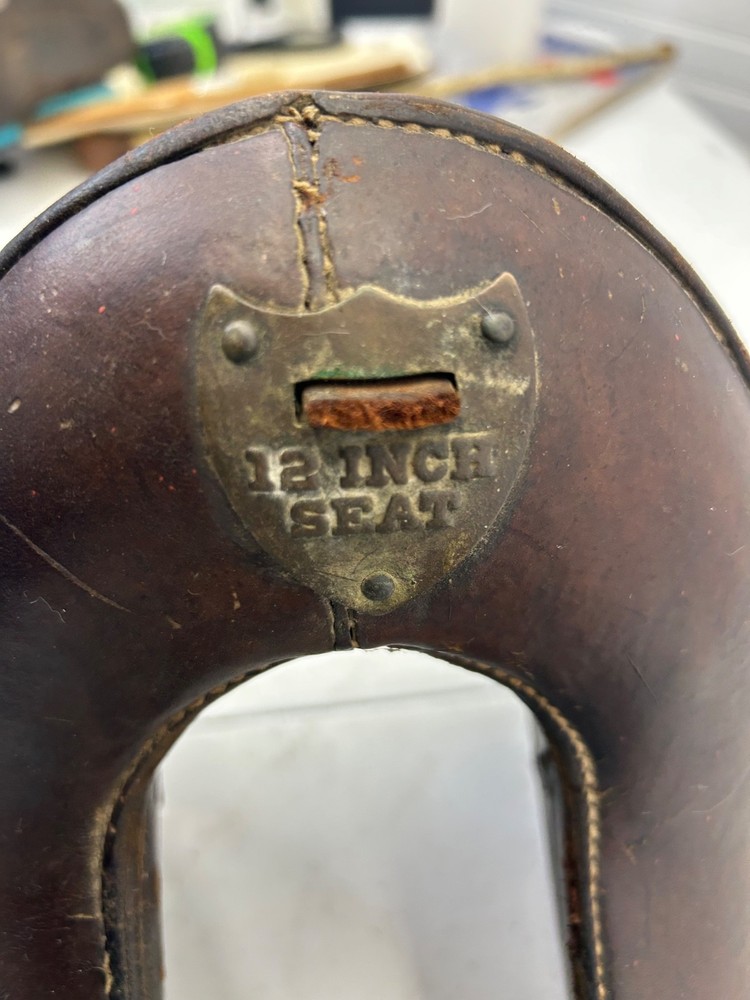 WWI US Army McClellan Cavalry Saddle With Stirrups
