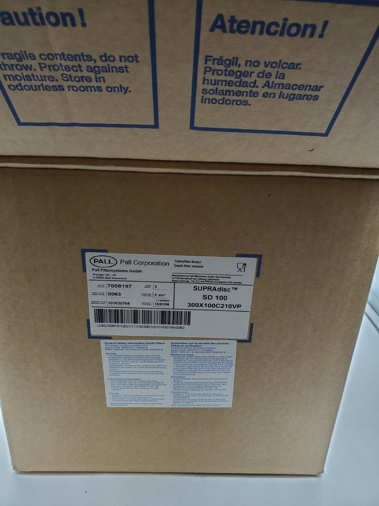 Pall Supradisc SD100 300X100C210VP Depth Filter Module
