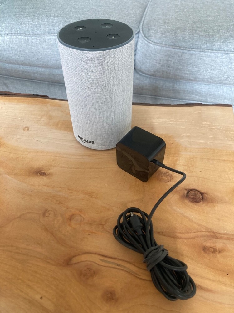 Amazon Echo (2nd Generation) Smart Assistant - Sandstone Fabric
