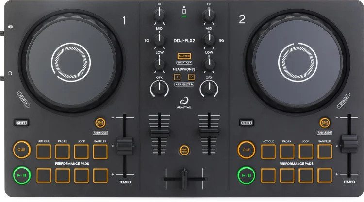 AlphaTheta DDJ-FLX2 2-deck DJ Controller