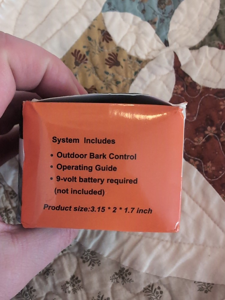 outdoor bark control