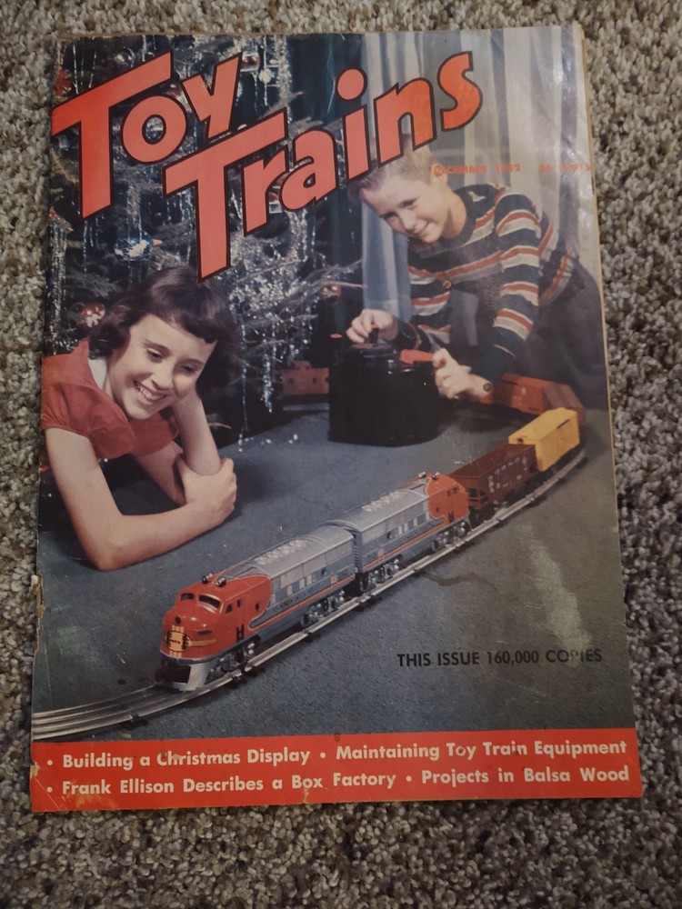 TOY TRAINS Magazine 1952 December