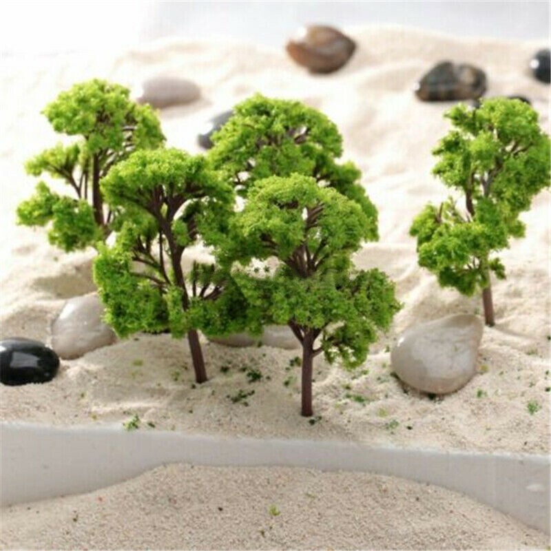 High Simulation Effect 9cm HO OO Scale Model Trees for Train Railroad Layout