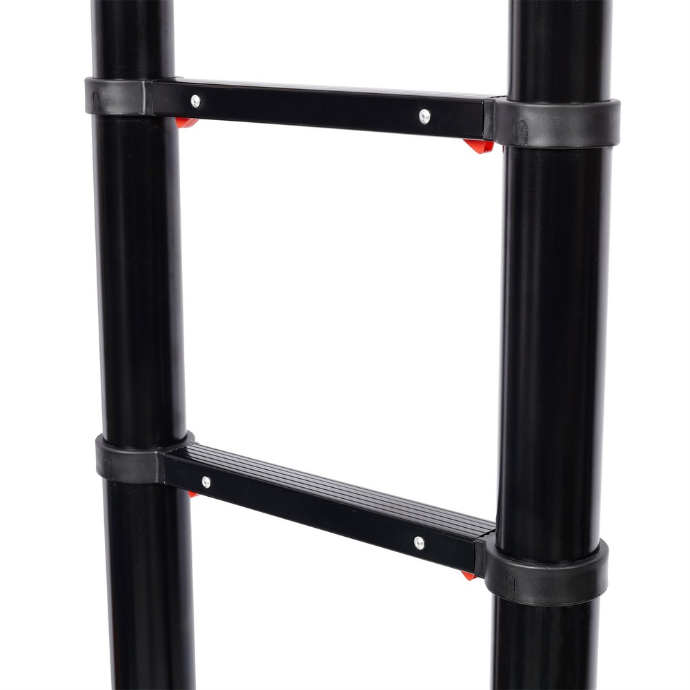 12.5FT Telescoping Step Ladder 330LBS Capacity Aluminum Extension Multi-Purpose