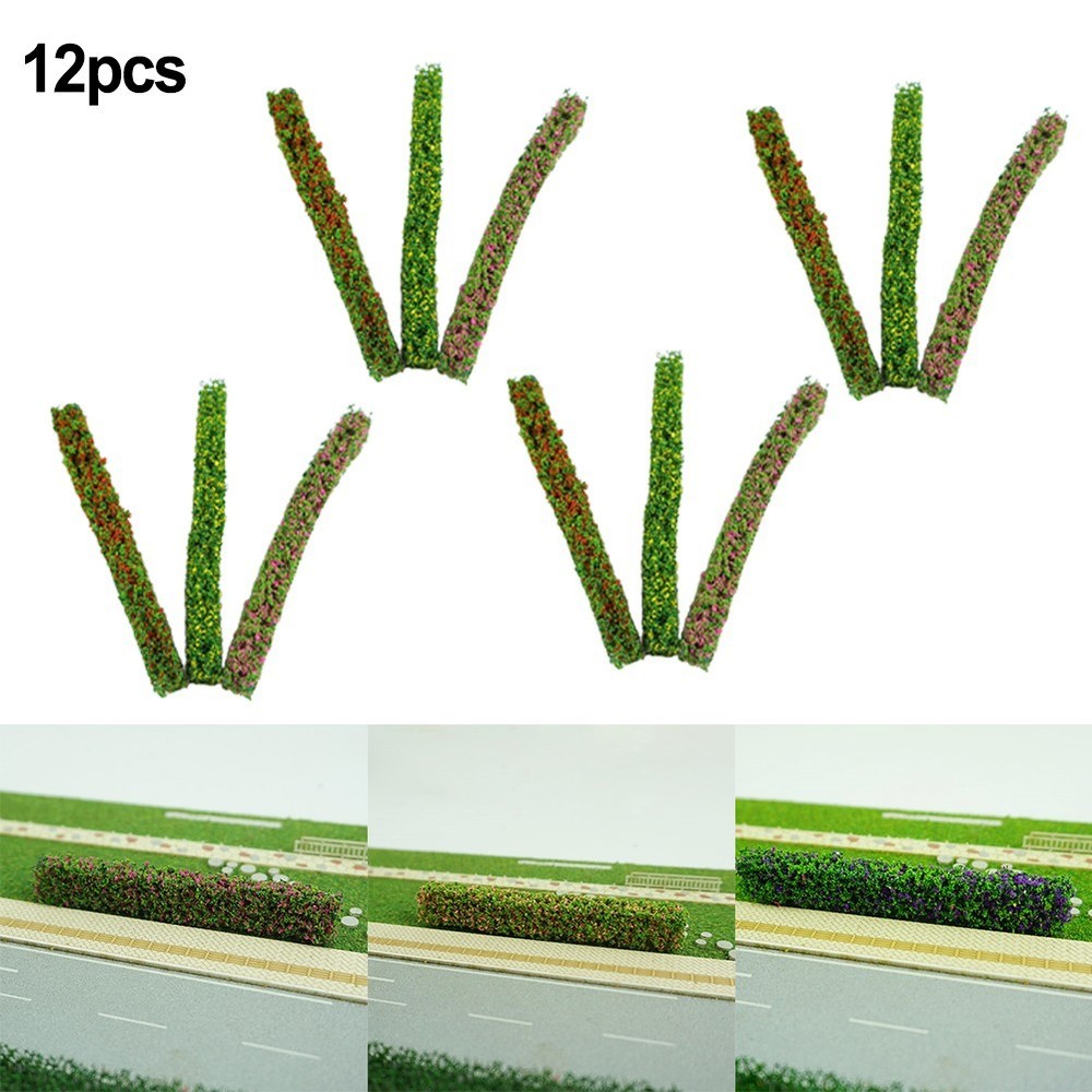Scene Layout Shrub Strips Architectural City Beautification Miniature Simulation