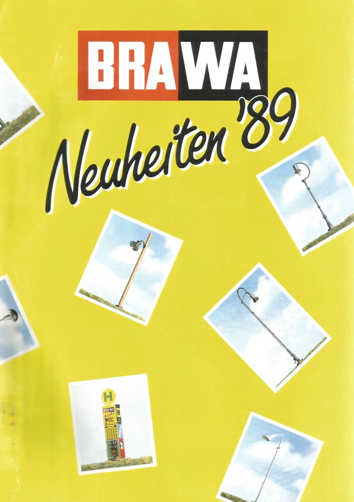 BRAWA LEAFLET CATALOG - NOVELTIES 89