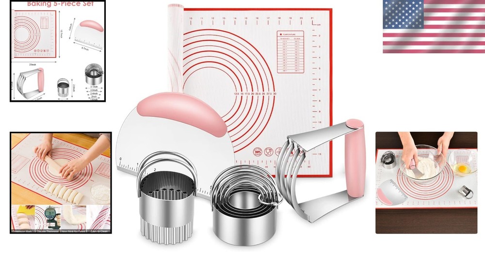 5-Piece Stainless Steel Utensil Set