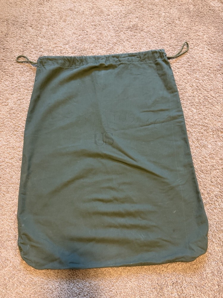 Military Olive Green Drawstring Bag