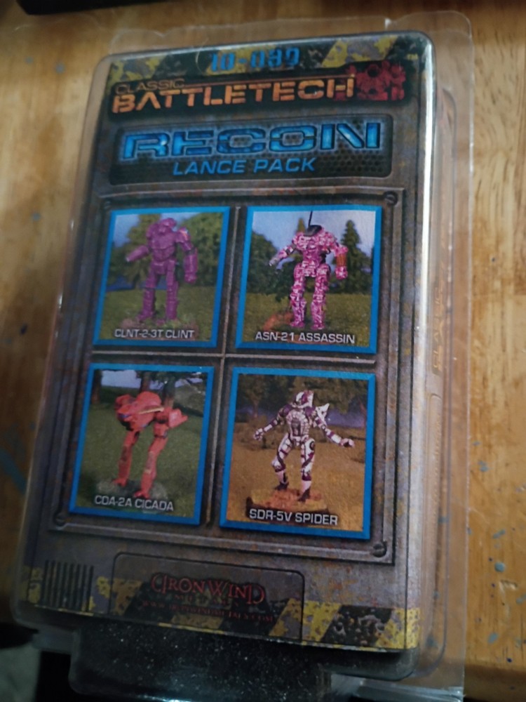 Battletech metal Recon Lance Pack