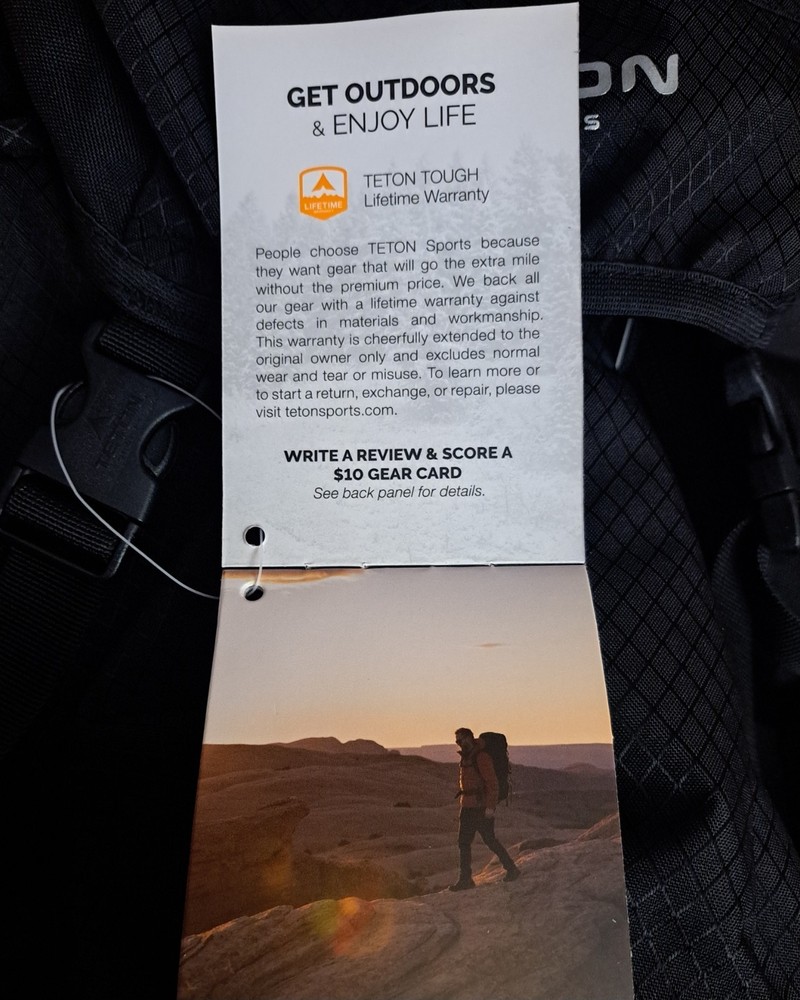 Teton hiking camping outdoor backpack