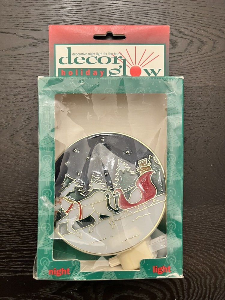 NOS Decor Glow Holiday Night Light