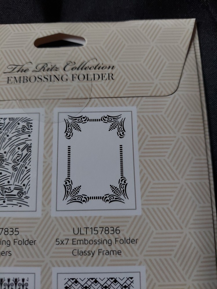 Ultimate Crafts Universal Embossing Folder 5x7 Inch Classy Frame