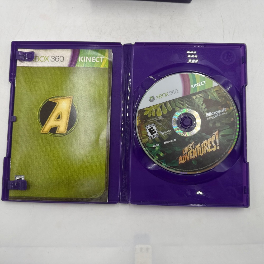 Xbox 360 Kinect Sensor Model 1414 with 6 Games Bundle -