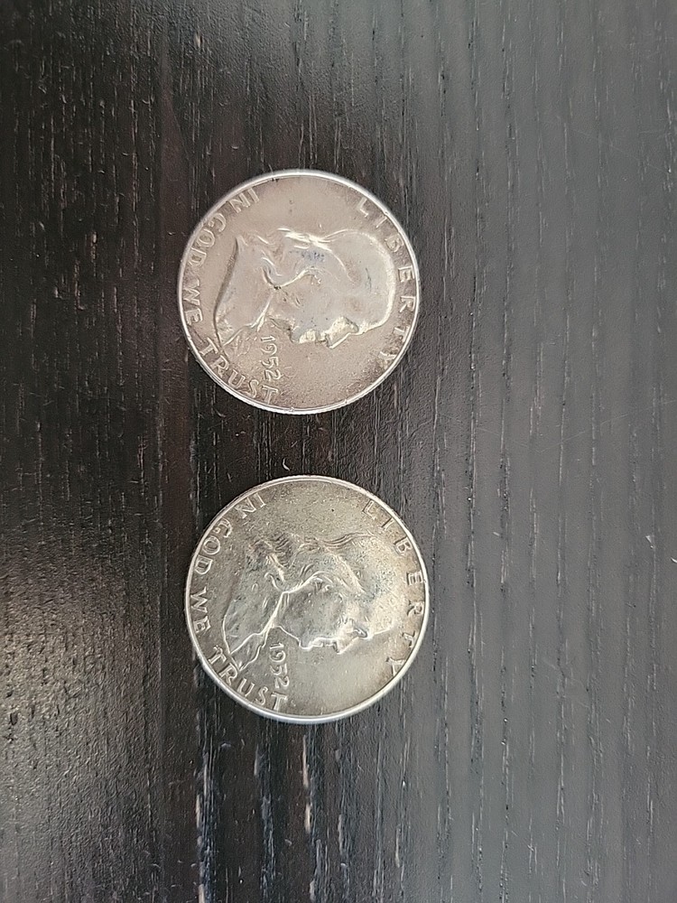 1952 Franklin Half Dollar Ben Benjamin 1/2