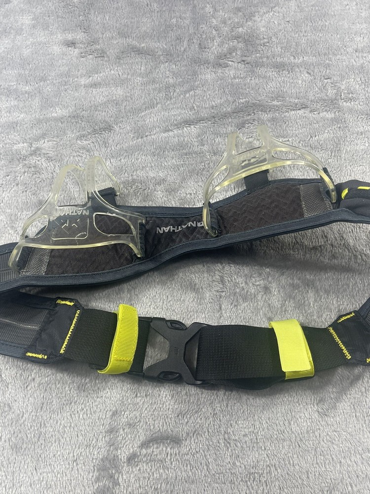 Nathan Hydration Belt Adjustable Gray No Bottles Preowned