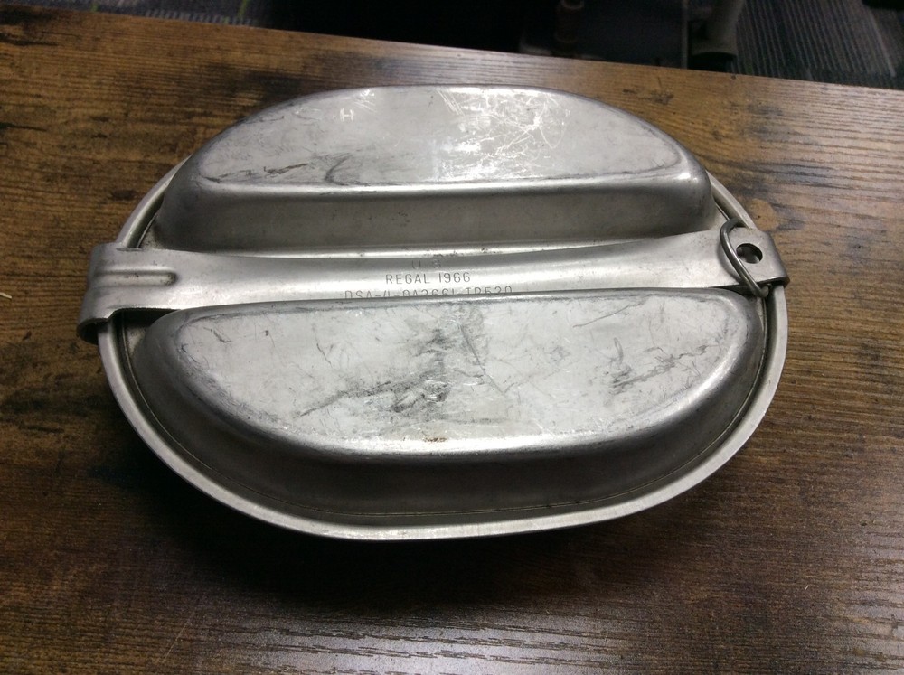 Vintage 1966 Regal US Military Mess Kit Container