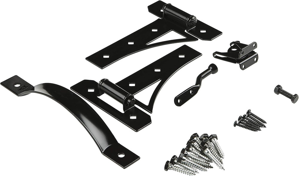 Transitional Gate Kit N109-314 with Gate Latch, Gate Hinges, and Gate Pull
