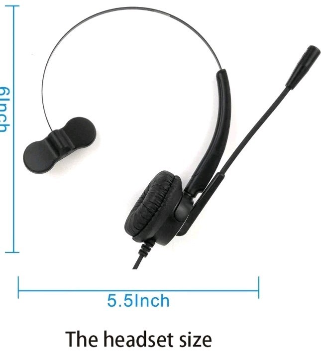 TriPro Monaural USB VoIP Headset for Computer Internet Calls, VoIP Communication