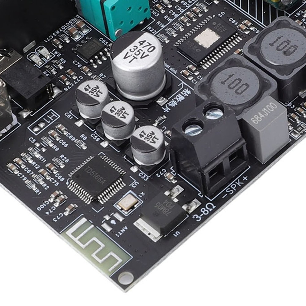 Amplifier Board 100W Mono Amp Module Stereo Pairing Amplifier Board