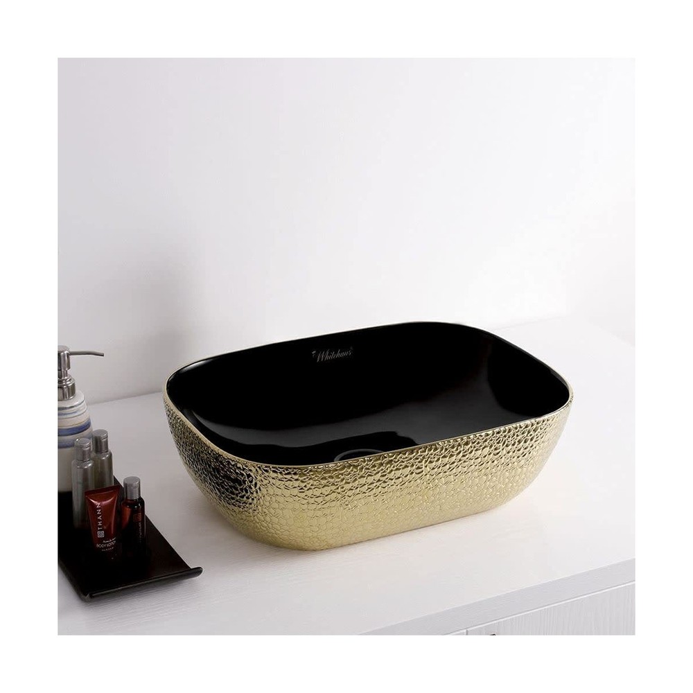Whitehaus Collection WH71333-F04 Isabella Plus Collection Rectangular Above M...