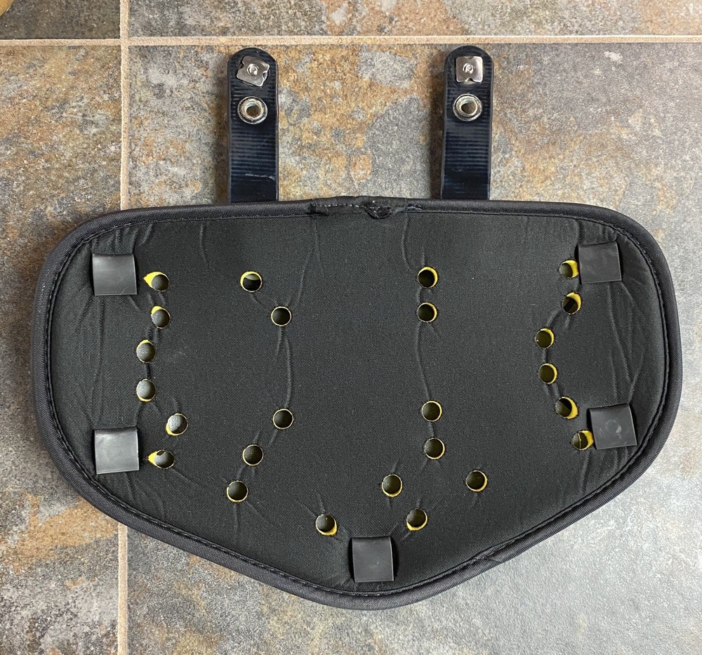 XTECH Vented 5-Sided Football Backplate - Universal Adjustable Back Plate-used