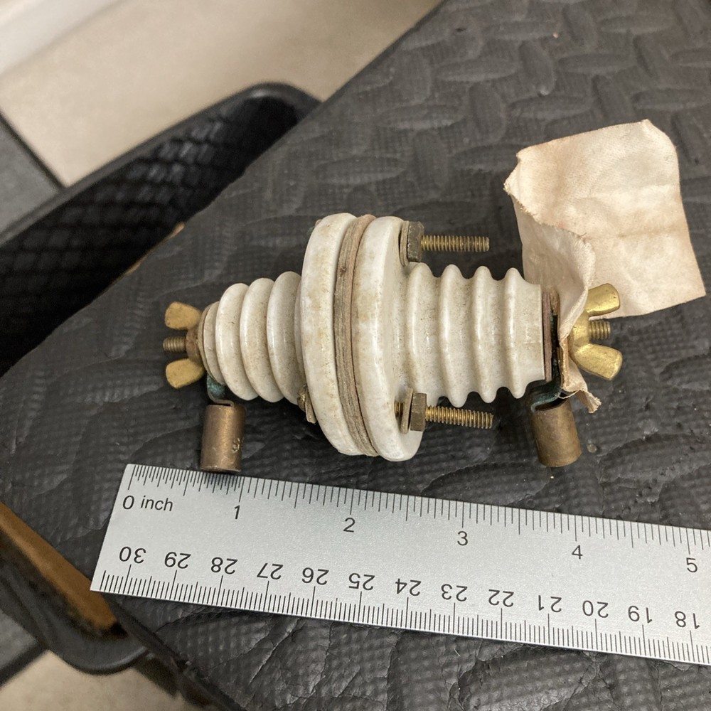 Large Feedthru Insulator For Antenna 1 Piece