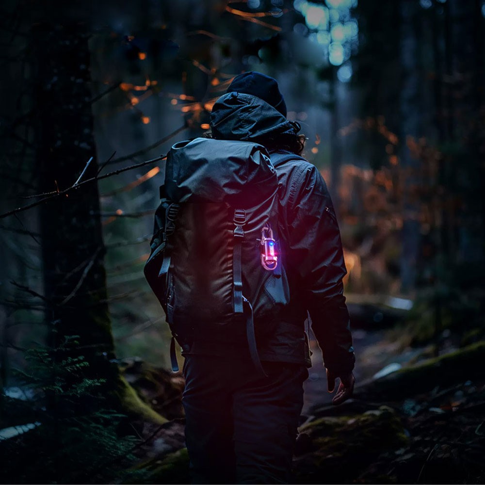 Portable Rechargeable Bright Keychain Flashlight,Emboadlie Mode KU