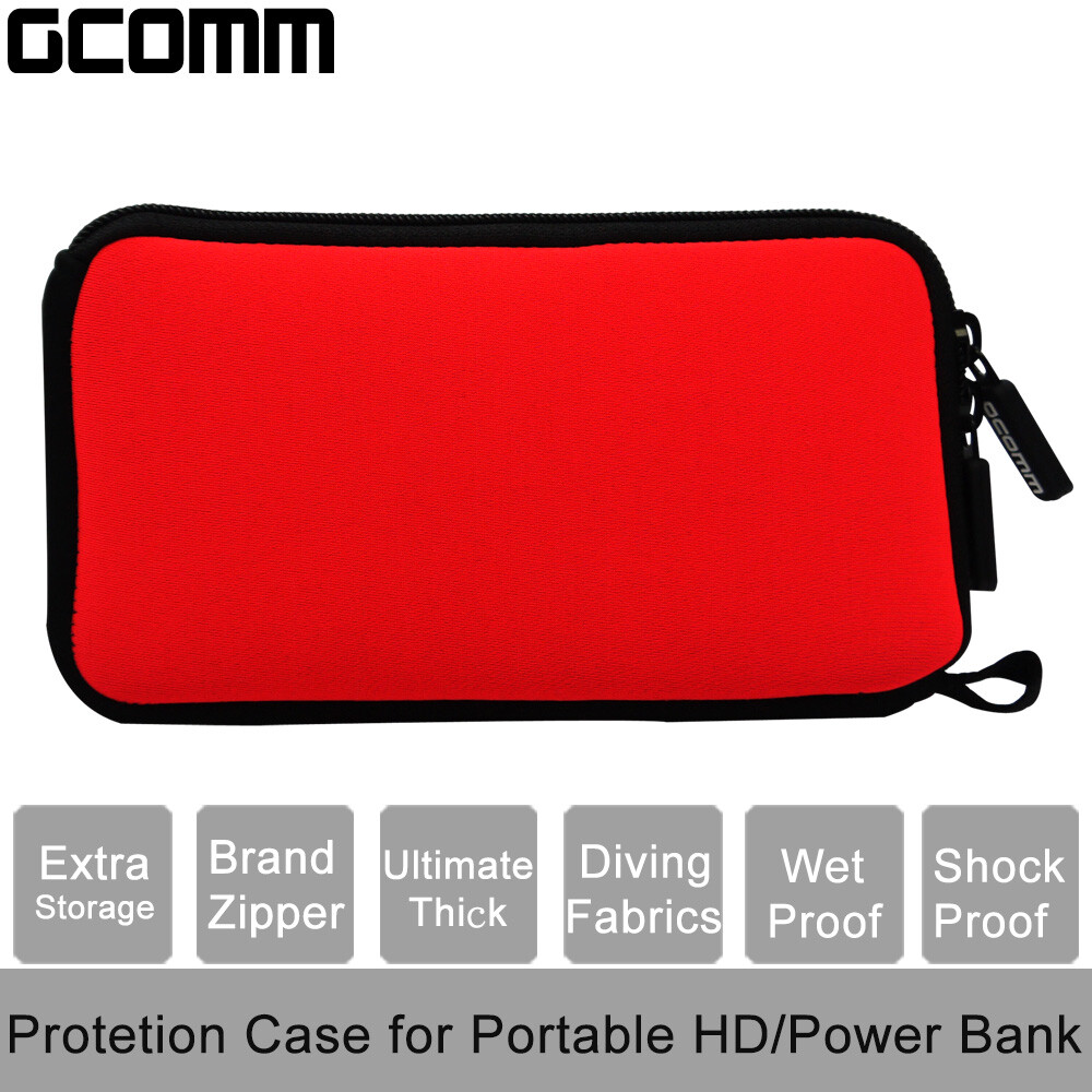 GCOMM Multi-Function Extra Thick Soft Light Carrying Case for Ext Hard Drive)