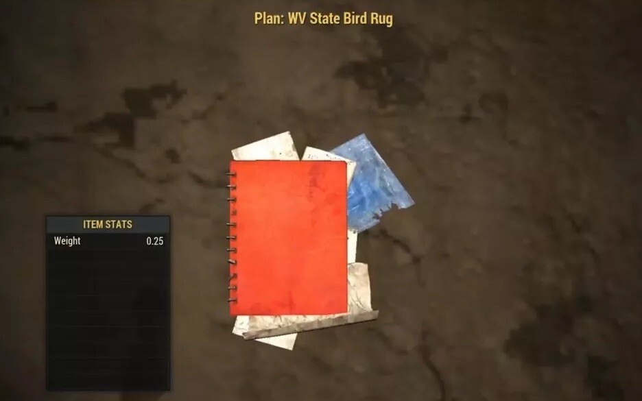 (Xbox) WV State Bird Rug Plan