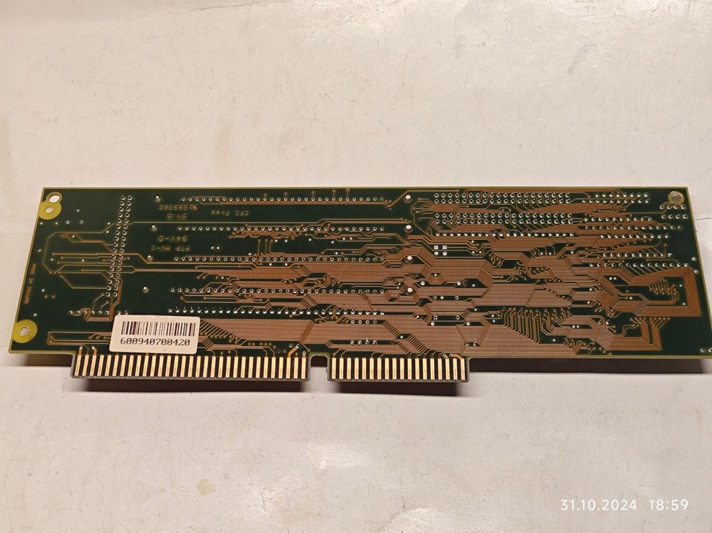 ISA IDE Caching Controller TEKRAM DC-600CF with Harris CS80C286-20 MHz CPU + RAM
