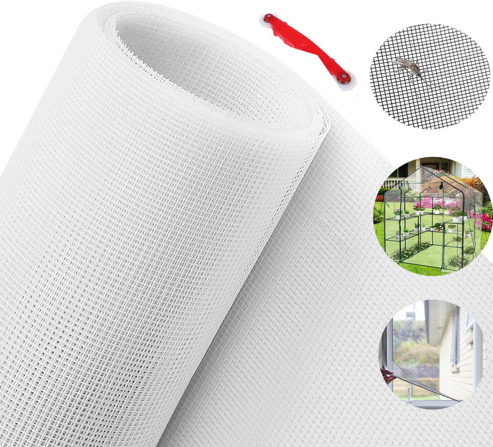 DIY Doors and Windows Screen Replacement: PVC/Nylon Screen Mesh Roll