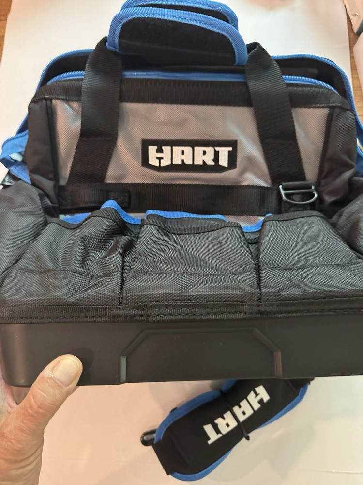HART Stack Modular 12” Tool Bag Hard Bottom Storage New