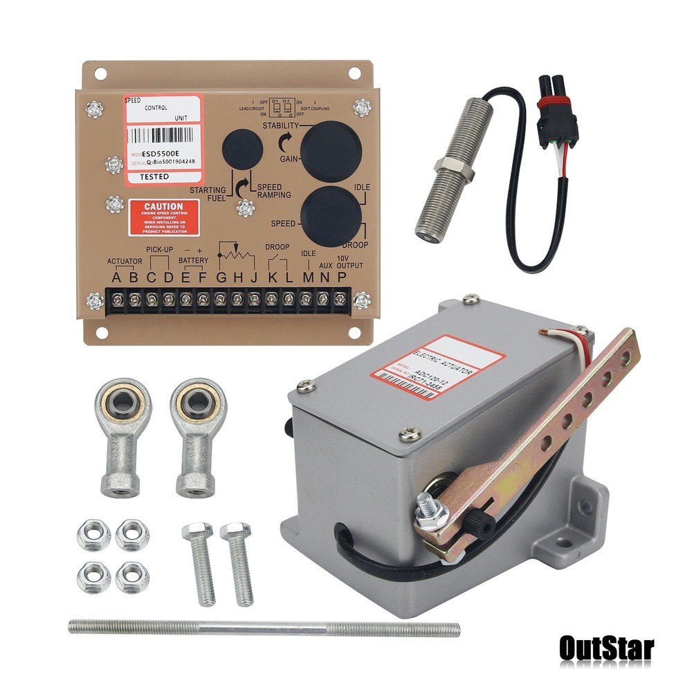 Diesel Generator Governor ADC120 Electric Actuator 24V+Speed Controller+Sensor