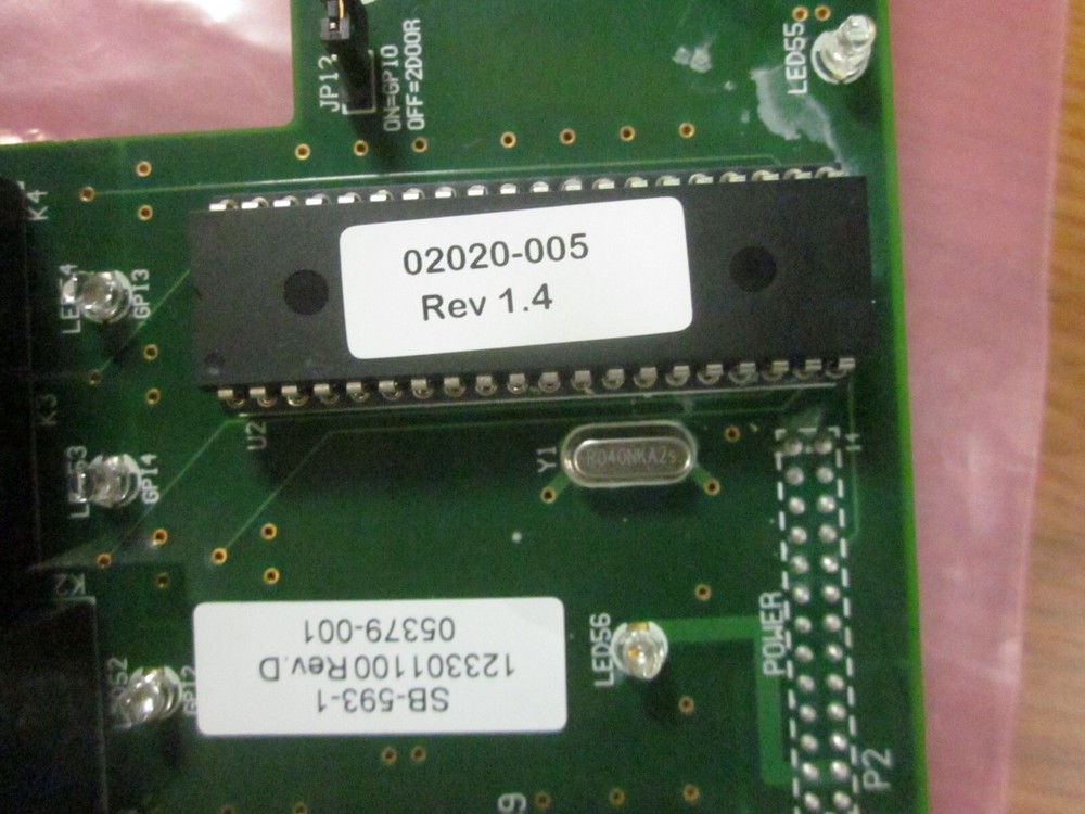 KERI SYSTEMS SB-593-1 SATELLITE BOARD W/Terminal Blocks