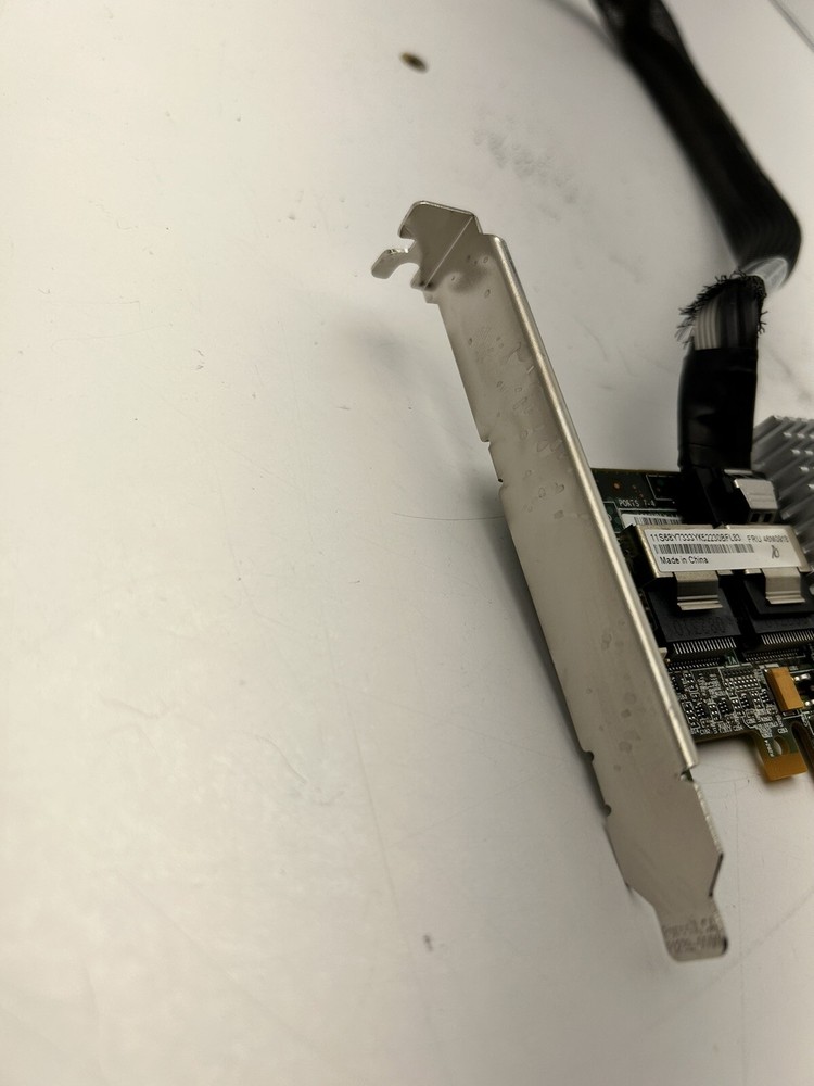 LSI IBM 46M0918 SAS PCIe x8 RAID Controller Card and Cable
