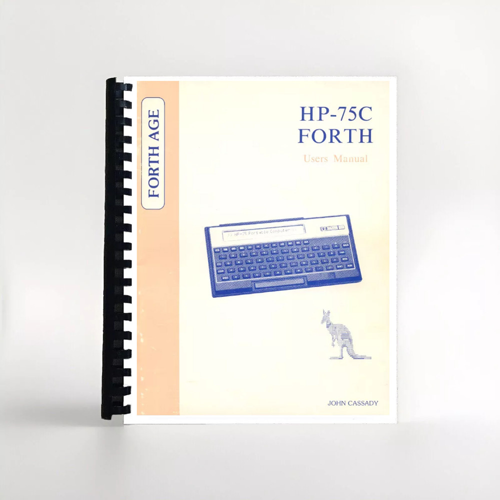 Hewlett Packard HP 75 Forth Manual