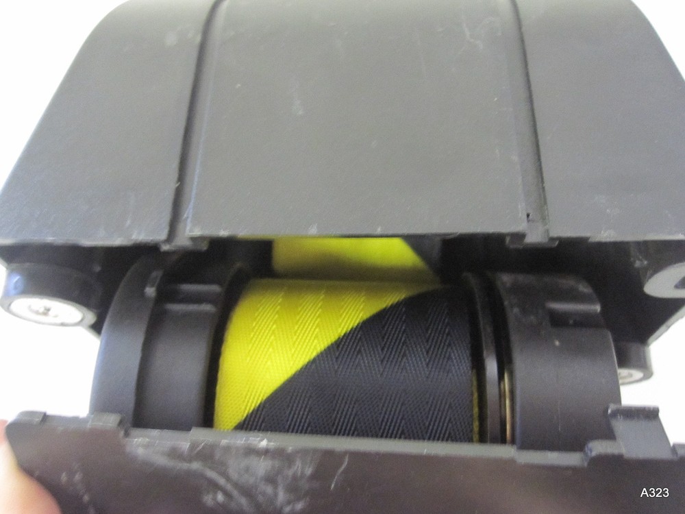 Replacement Safety Retractable Belt 15' Yellow/Black Chevron Pattern
