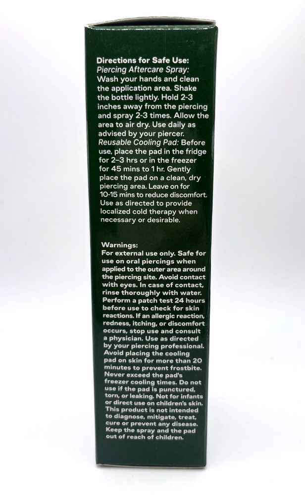 Piercing Aftercare Spray 2 Pack Saline Solution Ear Nose Cleaner Bump Care