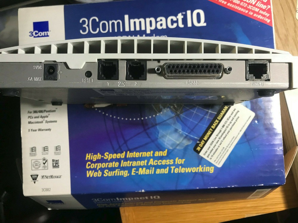 3COMImpactIQ External ISDN Modem,